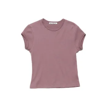 Acne Studios SS25 T Shirts Unisex Plum