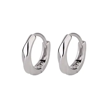 CMLZIUA S 999 Fine Silver Earrings Women's Silver
