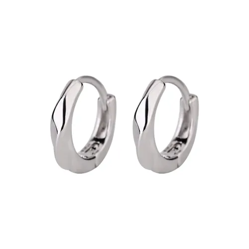 CMLZIUA S 999 Fine Silver Earrings Women's Silver