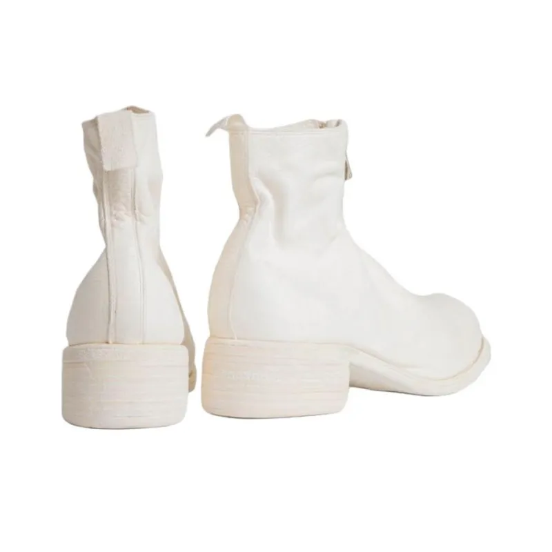 GUIDI PL1 Ankle Boots Women's White-3