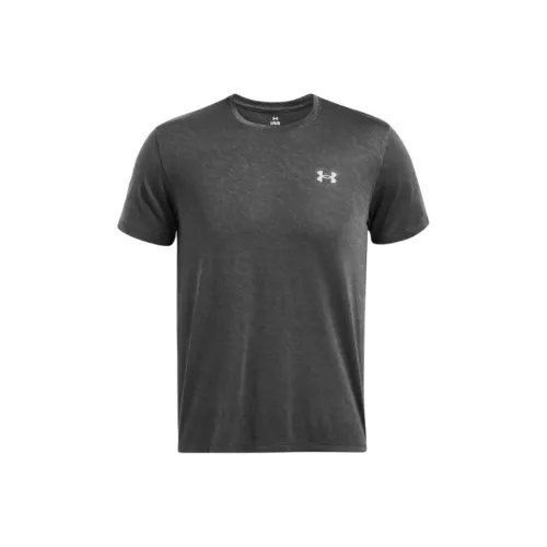 Under Armour Launch Camo Short Sleeve T-Shirt Men's Gray Reflective