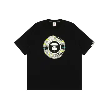 Aape Moonface print Cotton T shirt