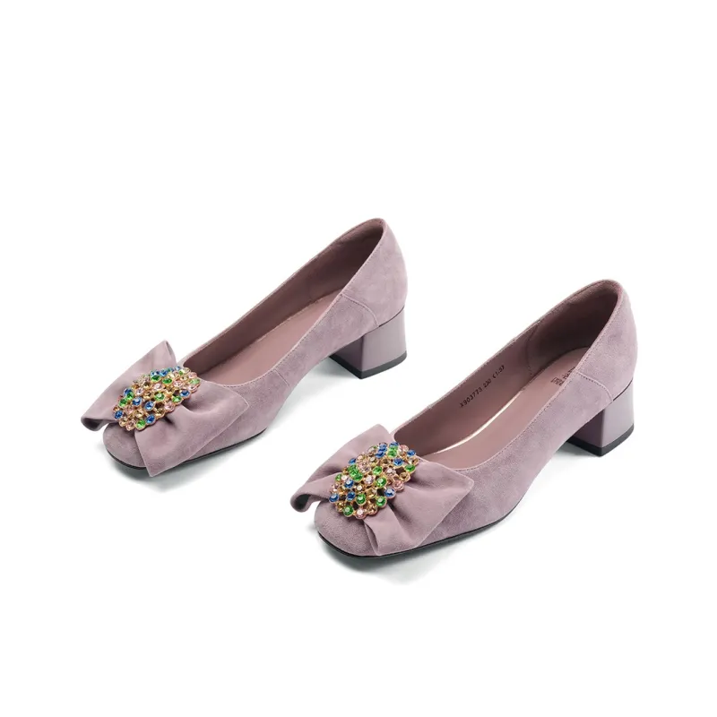 XICUNMINGWU High Heels Women's Purple-2
