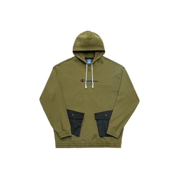 Champion Sweatshirt Unisex Olive Green-0