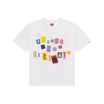 Safarispot STICKERPACK TEE T-Shirt Unisex WHITE/White