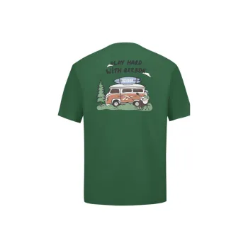 Reebok T Shirt Unisex Dark Green