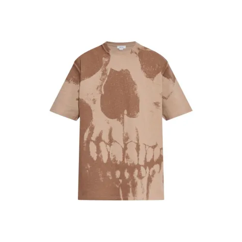 Alexander McQueen Skull Printed Crewneck T Shirt