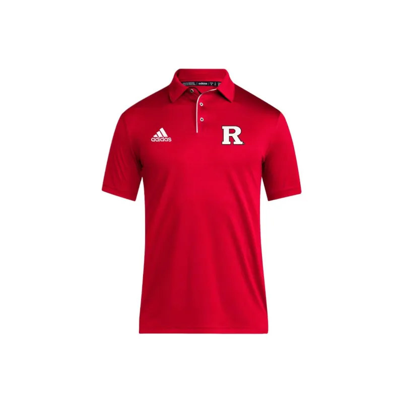 Adidas Free Shipping With AdiClub Rutgers Scarlet Knights Polo Shirt-0