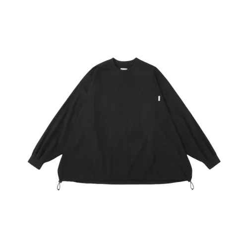 Stripes For Creative 블랙 남녀공용 티셔츠