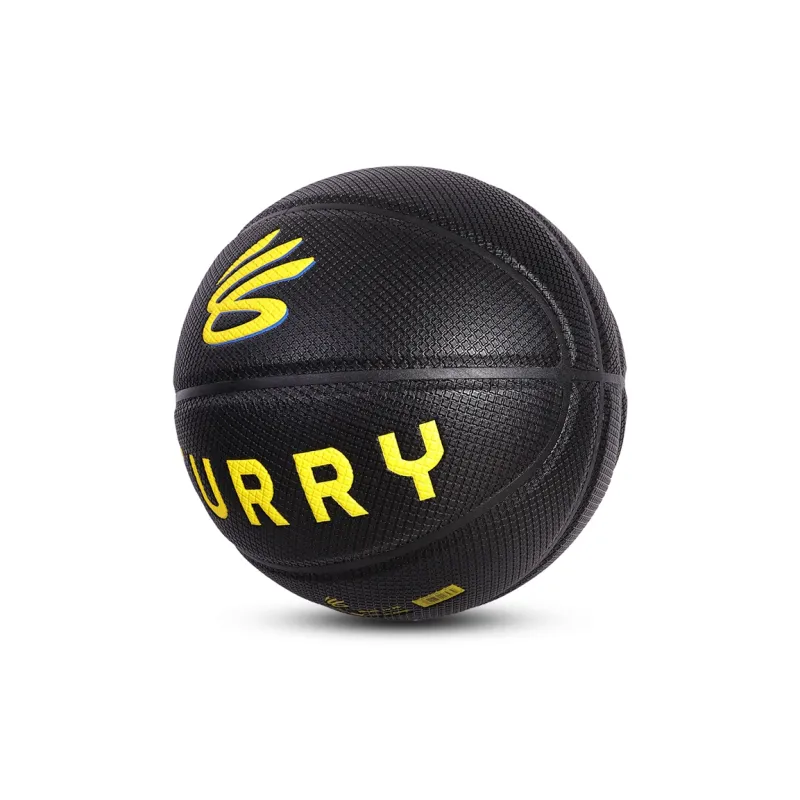 Under Armour CURRY 395 Whirlwind Collection PU Basketball Black Collector's Level Size 7 Ball Training Unisex-2