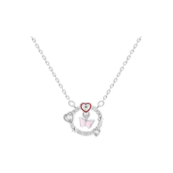 Happy Tide S999 Fine Silver Necklaces Women's