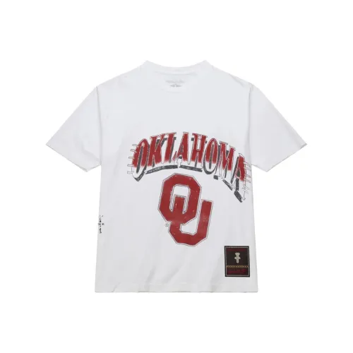 Travis Scott X Mitchell & Ness Oklahoma Sooners Hand Drawn T Shirt