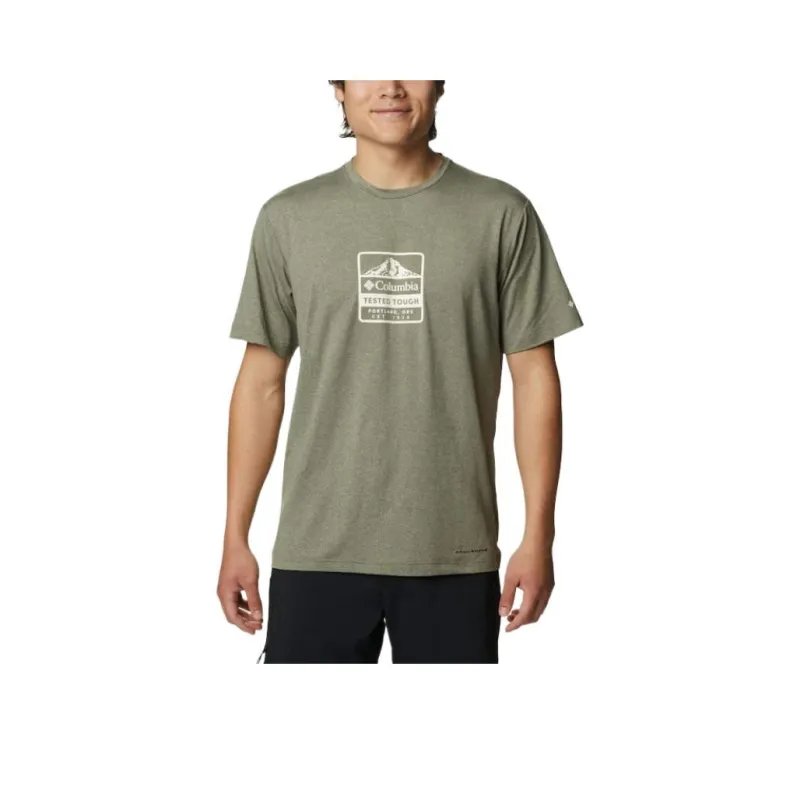 Columbia T Shirts Men Green-0