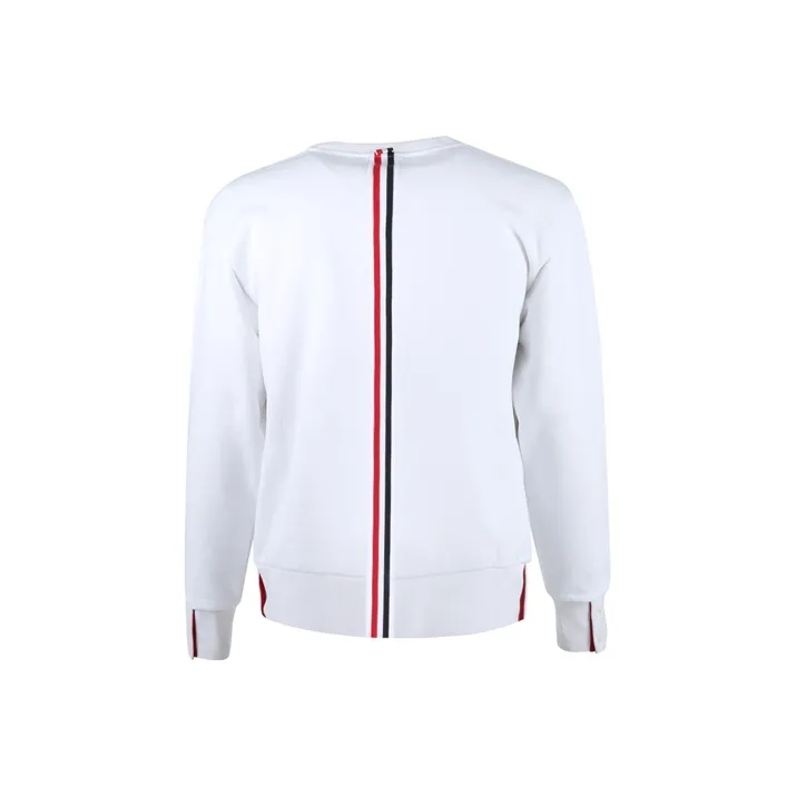 THOM BROWNE RWB stripe Cotton Sweatshirt-0