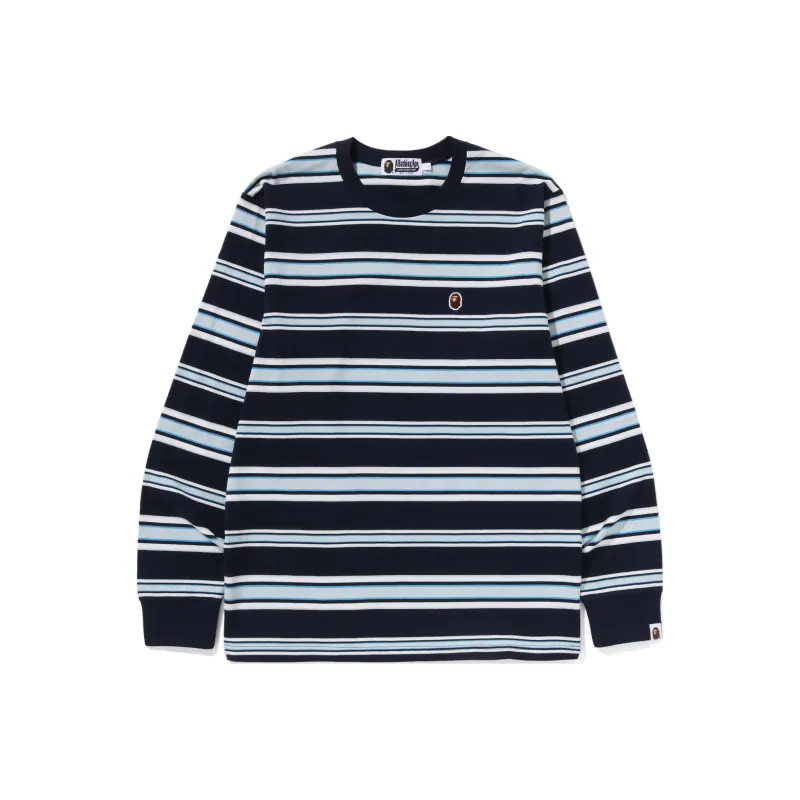 Bape One Point Stripe L/S Tee-1