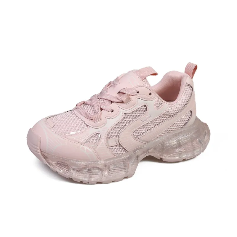 VKOI 1999 Rubber Sole Height Increasing Lightweight Slip Resistant Low Top Chunky Sneakers Women's-11