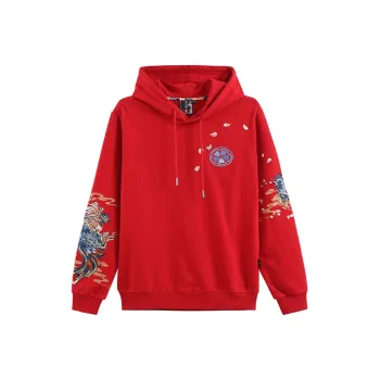 ONIARAI SS21 Hooded Regular Sweatshirt Men's Red