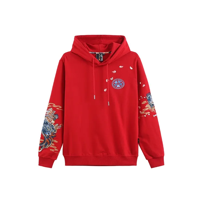 ONIARAI SS21 Hooded Regular Sweatshirt Men's Red-0