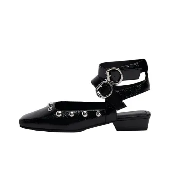 URBAN REVIVO Casual Single Shoes Women's Black