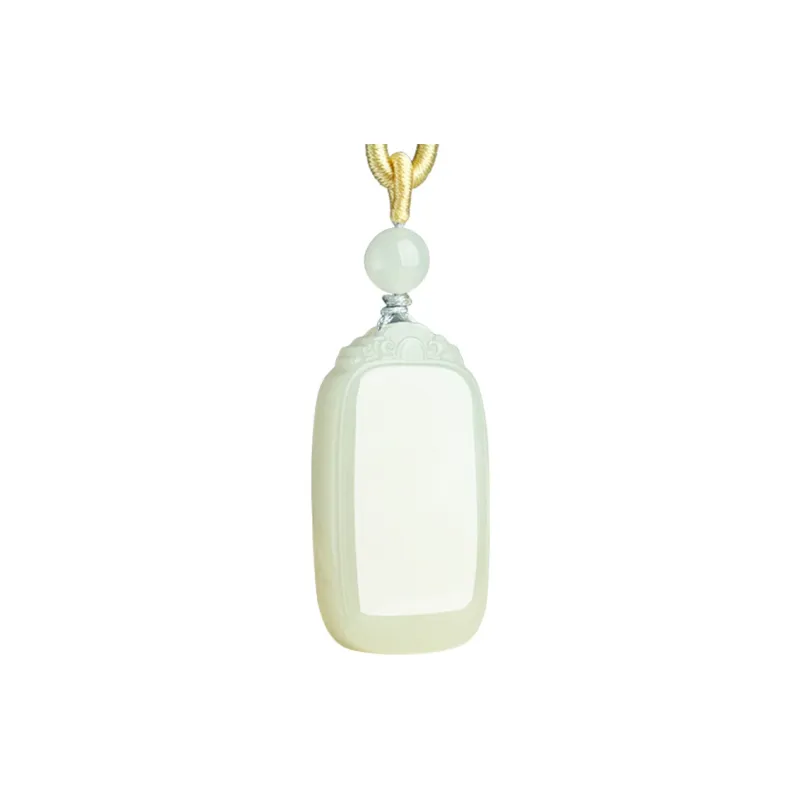 Treasure Necklaces White Jade Women's-0
