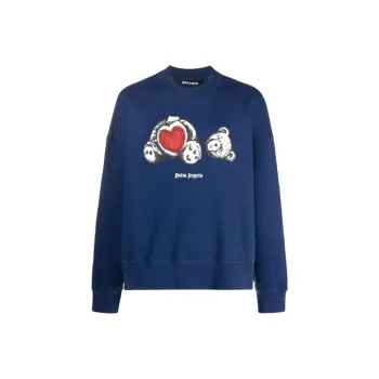 PALM ANGELS Sweatshirts Men Blue
