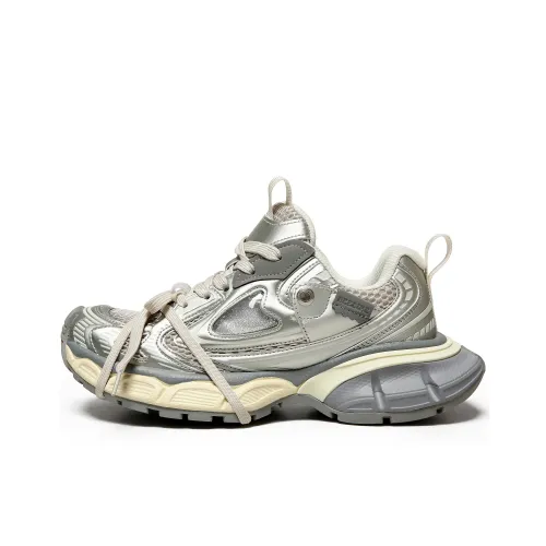 FINEPLAN Anti Slip And Wear Resistant Height Increasing Low Top Chunky Sneakers Unisex