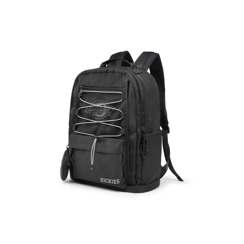 Dickies Polyester Backpack Laptop Backpack Large Size Unisex Black/Khaki-1