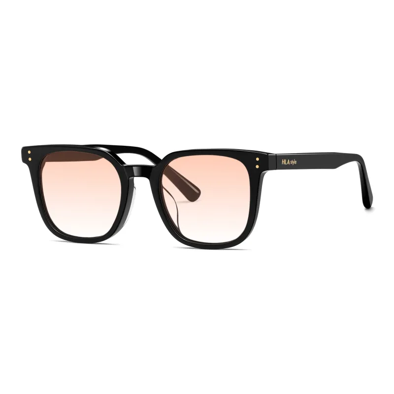 HLA Plate Frame Square Sunglasses Unisex-7