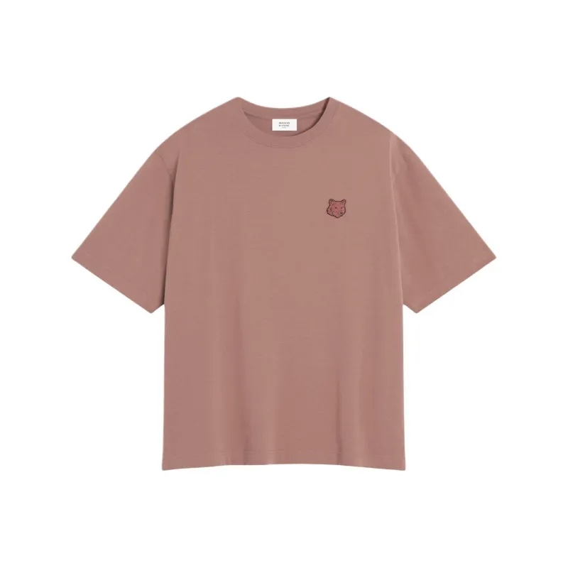 Maison Kitsune Bold Fox Head Patch Crewneck T Shirt-0