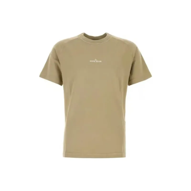 STONE ISLAND Logo Printed Crewneck T Shirt-0