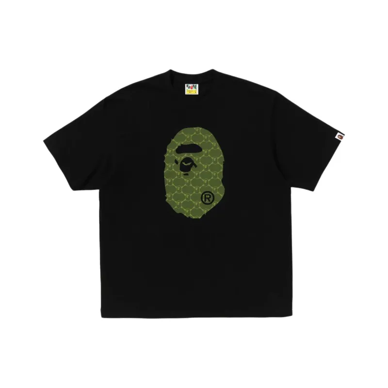 Bape College Monogram Ape Head Relaxed Fit Tee-2