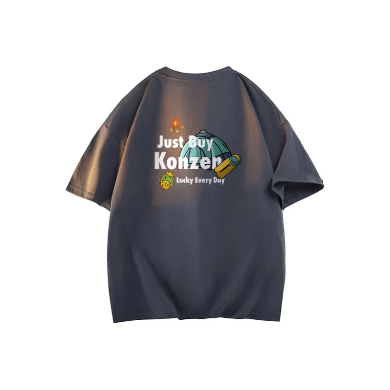KONZEN· T Shirt Unisex 100% Cotton White-8