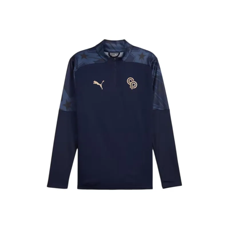 PUMA Camiseta De Fútbol Con Cremallera De Un Cuarto Para Hombre PUMA X Christian Pulisic-0