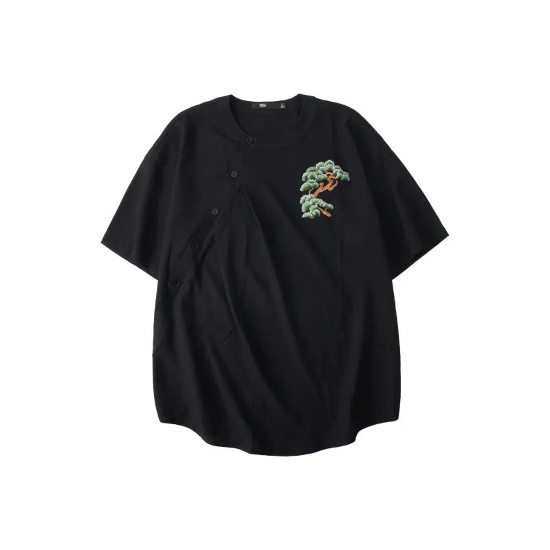 Pin Li T Shirts Men Black-0