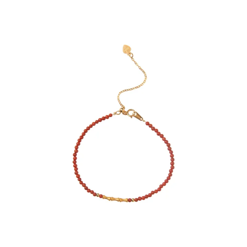 Guo Lu Southern Red Agate Bracelets Women's-0
