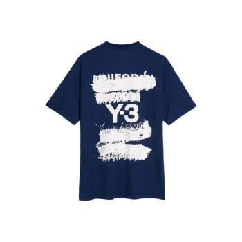 Y 3 Free Shipping With AdiClub Y 3 Graphic Short Sleeve Tee