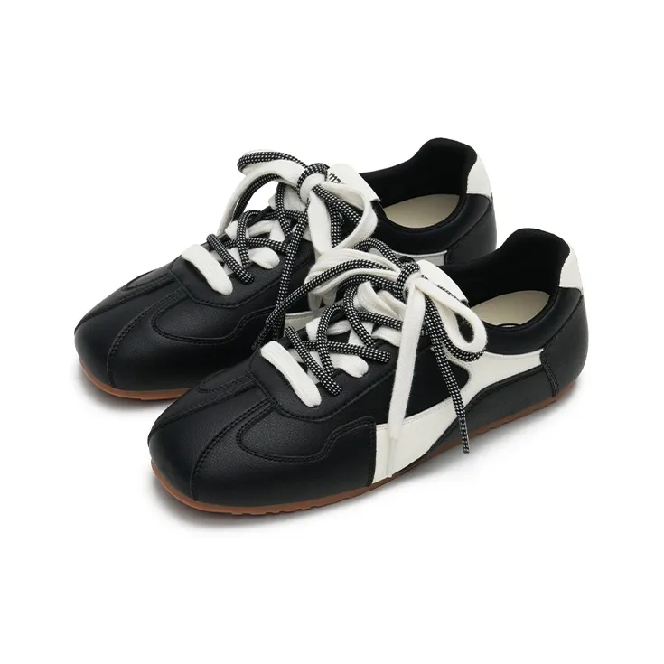 MASOOMAKE German Army Trainers Lightweight Low Top Casual Shoes Women's-1