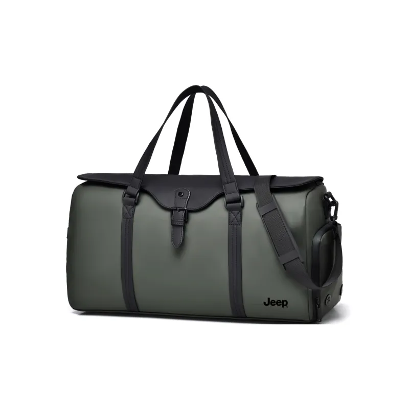Jeep Membrana Dermalis Large Capacity Lightweight Gym Bag For Short Business Trips Men's Multicolor-12