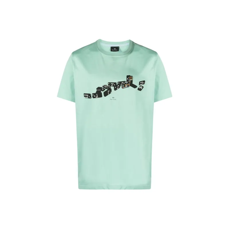 PS By Paul Smith Dominoes Logo print T shirt-0