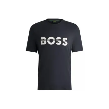 HUGO BOSS Logo patch Cotton T shirt