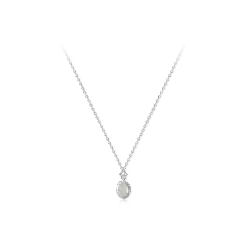 JUICY GRAPE Chalcedony Jade Necklaces Women's-0