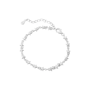 Heart Grass S925 Silver Bracelets Women's