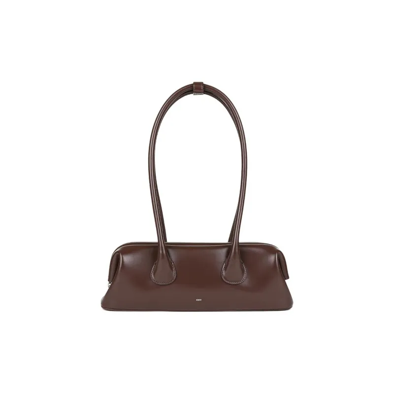 OSOI Cow Leather Shoulder Bag Mini Women's Chocolate Brown-2