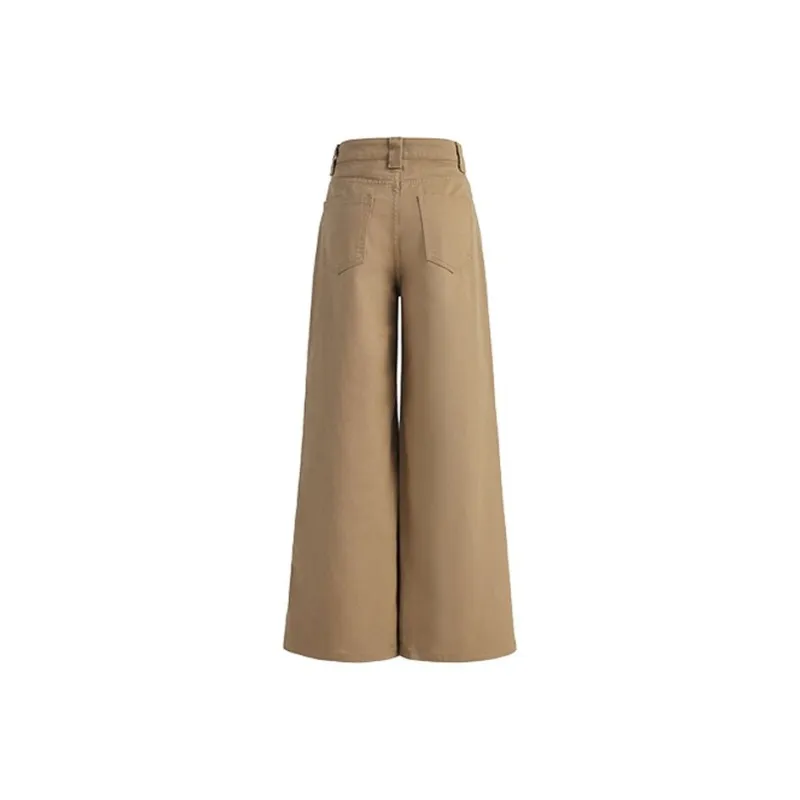 Shuhao Bai Jeans Women's Latte Brown-1
