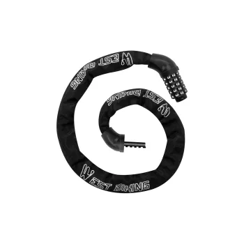 WEST BIKING Bicycle Locks Anti Pick Anti Rust Protective Adjustable Chain Lock