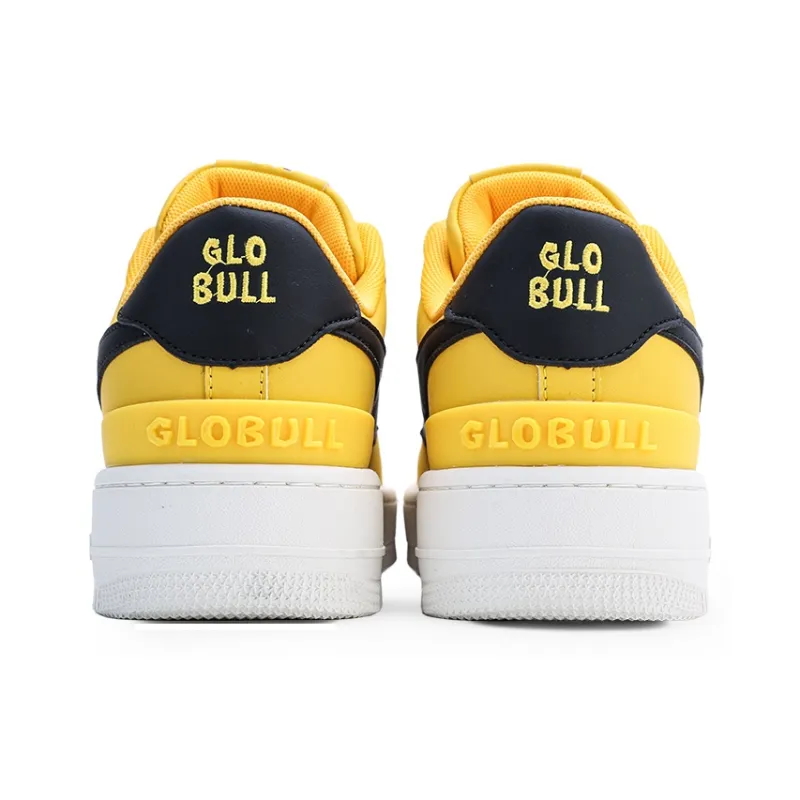 GLO BULL Air Force 1 Height Increasing Wear Resistant Breathable Slip Resistant Low Top Skateboard Shoes Unisex Yellow-4