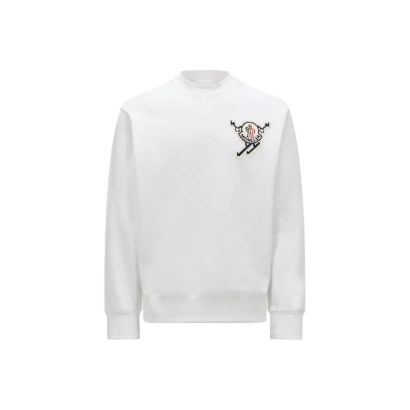 Moncler Logo Patch Crewneck Sweatshirt-0