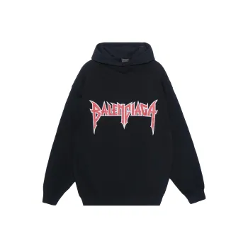 Balenciaga Logo Printed Hoodie