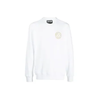 VERSACE JEANS COUTURE Logo embroidered Long sleeve Sweatshirt