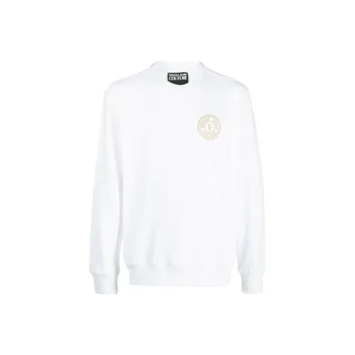 VERSACE JEANS COUTURE Logo Col Long sleeve Sweatshirt